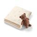 Плед дитячий м'який з ведмедиком Babyono кремовий УТ000012212 фото 1