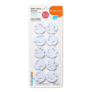 Заглушки для розеток поворотные Babyono 10шт УТ000006377 фото
