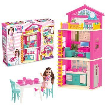 Домик игрушечный 3 этажа Lola dede УТ000007146 фото