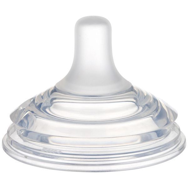 Соска силіконова антиколікова від 12м до пляшечок Canpol babies Natural Shape 2шт 21-753 фото