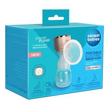 Молоковідсмоктувач портативний електричний Canpol babies PowerPump 20/107 фото