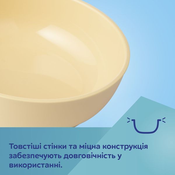 Тарелка с ушками для детей глубокая Canpol babies 400 мл 2 шт 31/423 фото