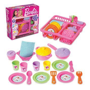Набор посуды 21 предмет Barbie (290*300*110 мм) "dede" УТ000007012 фото